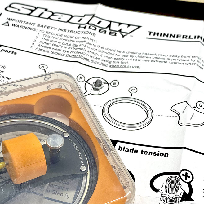 SHADOW HOBBY THINNERLINE CIRCLE CUTTER